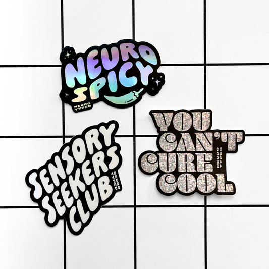 Neurotyped Stickers