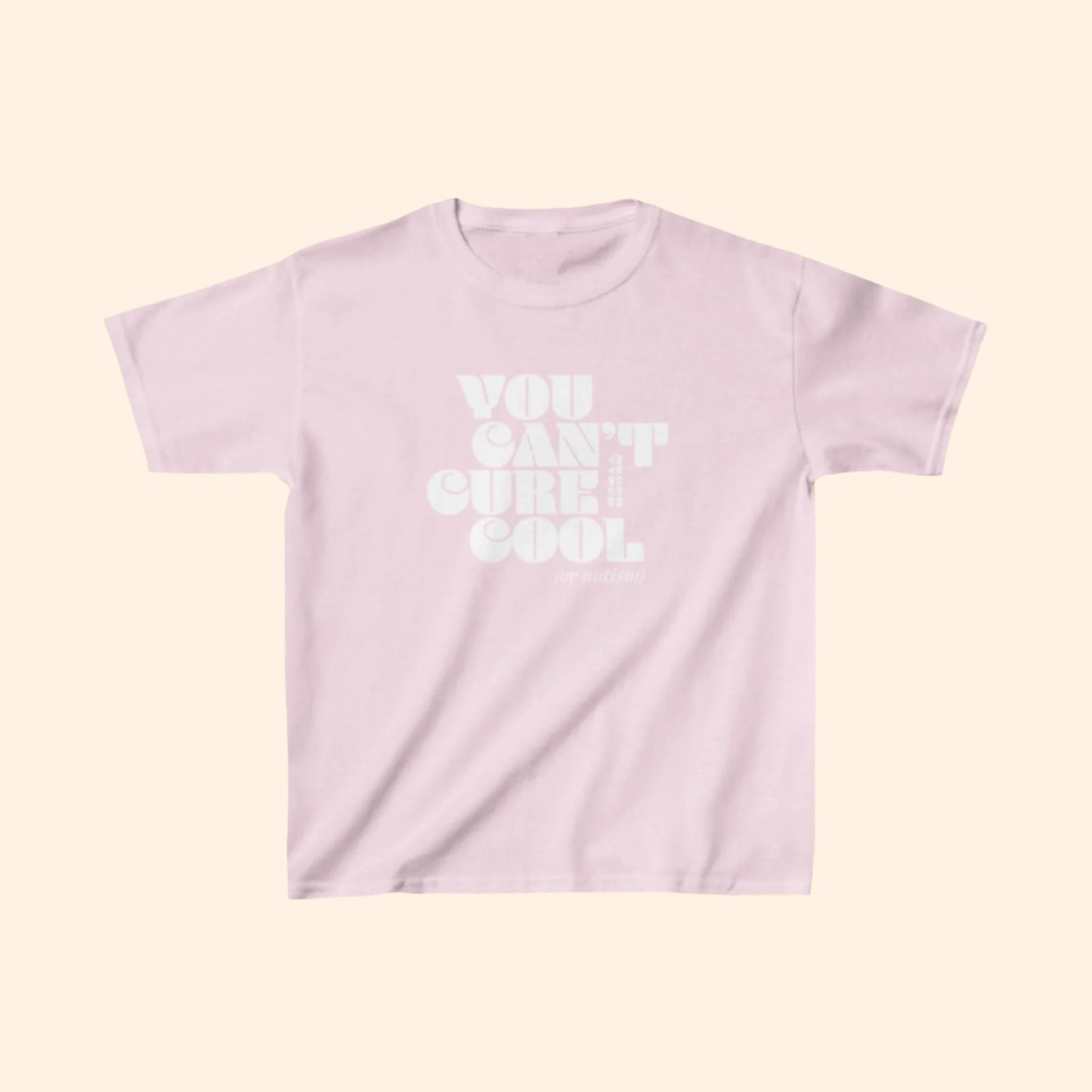 Can't Cure Cool (Or Autism) Kids Tee