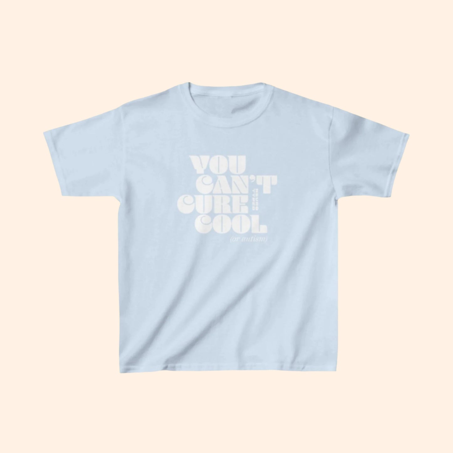 Can't Cure Cool (Or Autism) Kids Tee