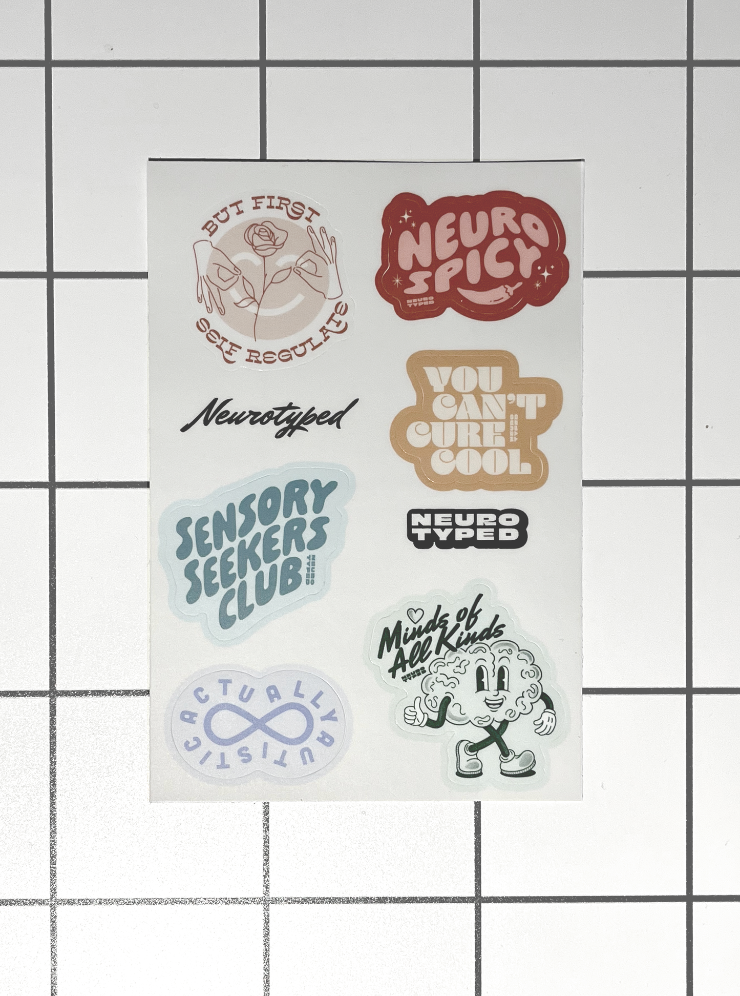 Neurotyped Sticker Sheets